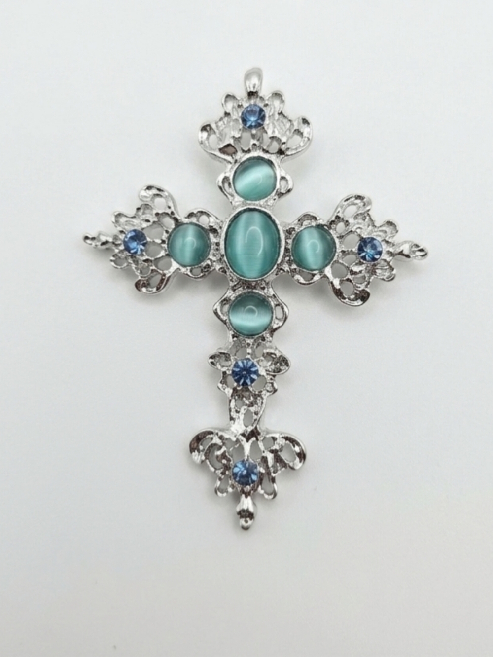 Silver Ornate BROOCHE/PIN